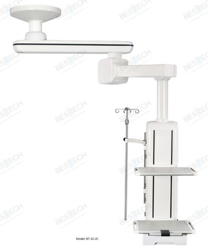 Braccio di distribuzione a soffitto - BT-31-1C - Bestech Technologies Co., Ltd - per terapia intensiva / per sala operatoria / articolato