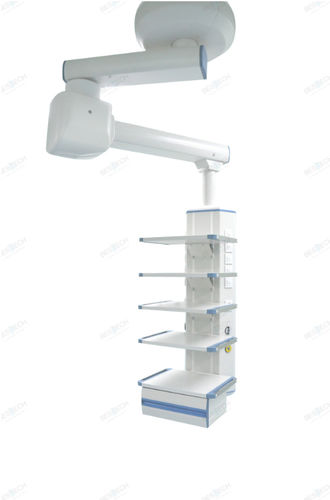 Braccio di distribuzione a soffitto - BT-27-2C - Bestech Technologies Co., Ltd - per terapia intensiva / per sala operatoria / articolato