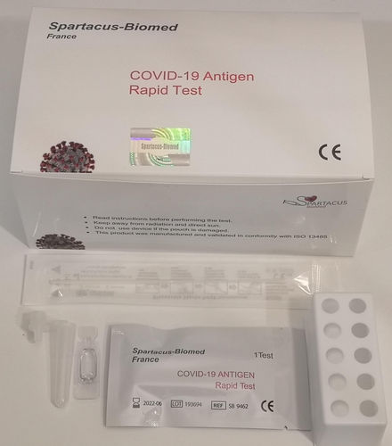 Test rapido per diagnosi COVID-19 - Spartacus-biomed - della polmonite / per diagnosi della sindrome respiratoria mediorientale / per antigeni
