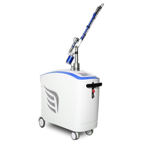 Laser per rimozione di tatuaggi - HF-503Q - Guangzhou Huafei Tongda Technology Co., Ltd - Nd:YAG / su carrello / a nanosecondi