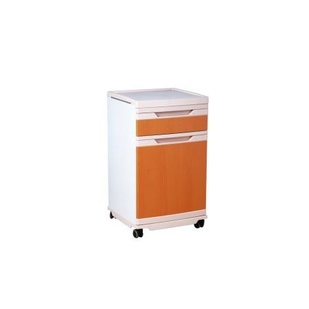 Comodino con rotelle - BC-06 - BEWATEC Medical Equipment Co., Ltd - con armadietto / con cassetti