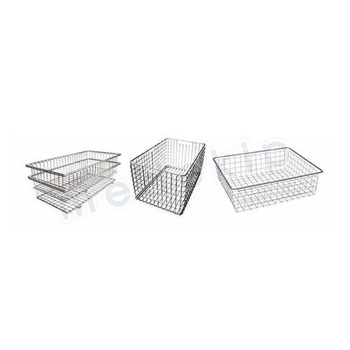 Cestello di sterilizzazione con griglia - MED 1760 - 1768 - Medekip Medical - per strumenti / in acciaio inossidabile