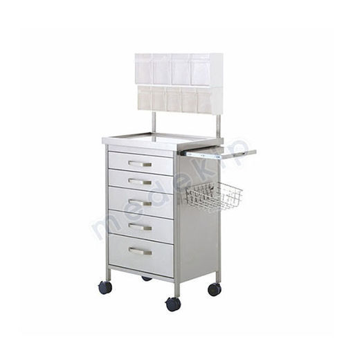 Carrello per terapia intensiva - MED 2050 - Medekip Medical - portamedicinali / per medicazione / in acciaio inossidabile