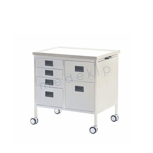 Carrello medico - MED 2051 - 2056 - Medekip Medical - per farmaci / in acciaio inossidabile / con cassetti