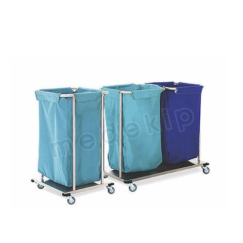 Carrello portabiancheria per sacchi sporchi - MED 2058 - 2063 - Medekip Medical - medico / da trasporto / con porta
