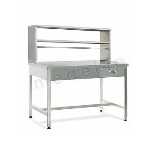 Tavolo di confezionamento di strumenti medici e chirurgici - MED 1162 – 1163 - Medekip Medical - rettangolare / in acciaio inossidabile