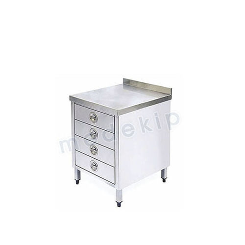 Scrivania quadrata - MED 2085 - 2090 - Medekip Medical - 4 cassetti / per open space