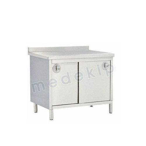 Banco da laboratorio in acciaio inossidabile - MED 2075 - 2080 - Medekip Medical