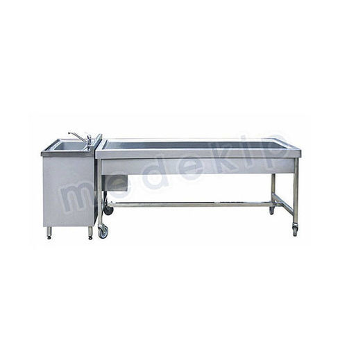 Tavolo da laboratorio - Gasil's - Medekip Medical - rettangolare / con lavandino / in acciaio inossidabile