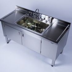 Stazione di pulizia per endoscopio - Wassenburg Medical Inc - di risciacquo / manuale / in acciaio inossidabile