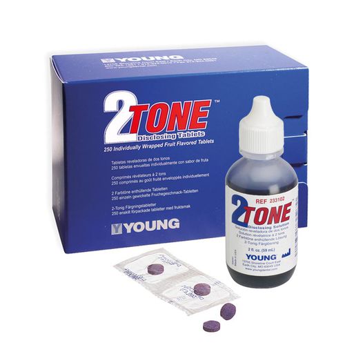 Materiale odontoiatrico in composito - 2Tone - Young Innovations Europe GmbH - per profilassi dentale / liquido / solido