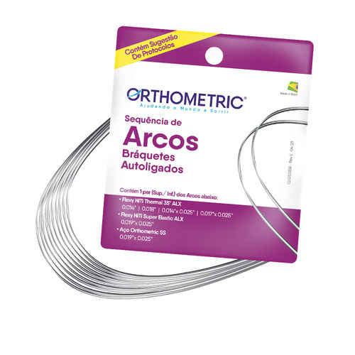 Filo ortodontico arrotondato - 57.47.4000 - Orthometric Industria e Comercio de Produtos Medicos e Odontologicos Ltda. - NiTi