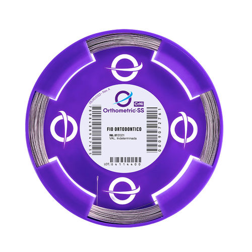 Filo ortodontico arrotondato - Orthometric SS - Orthometric Industria e Comercio de Produtos Medicos e Odontologicos Ltda. - NiTi
