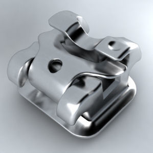 Bracket ortodontici in metallo - MBT 0.022 LL3 - IOS, PC - rettangolare
