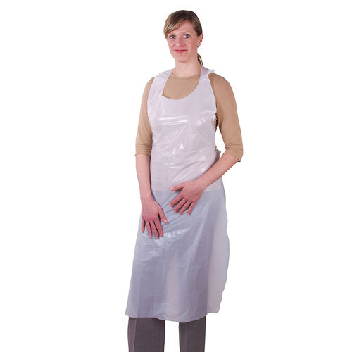 Sovracamice unisex - 5001 - Unigloves - in polietilene / impermeabile / bianco