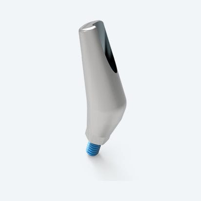 Pilastro dentale per impianto in titanio - STRIKE  - NEW ANCORVIS S.r.l - angolare / CAD CAM