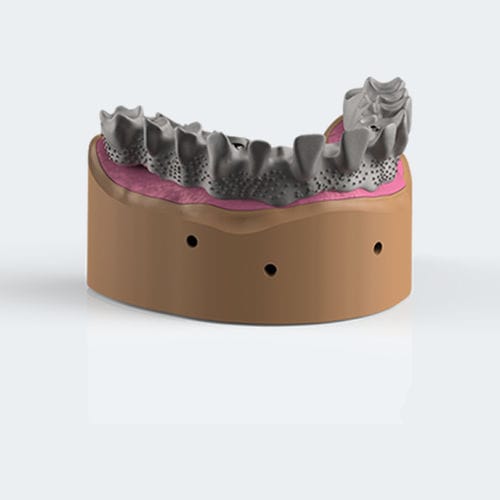 Protesi dentale in titanio - DUO LINE - NEW ANCORVIS S.r.l - CoCr / per denti anteriori / amovibile