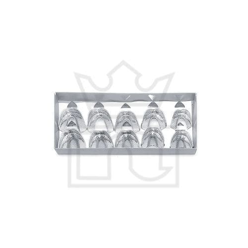 Cucchiaio d'impronta dentale per protesi parziale - 116-0920 - Nadir & Co - perforato