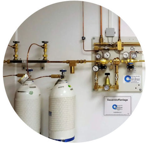 Unità di distribuzione di gas medicali N2O - Baldus Sedation & Co. - a muro