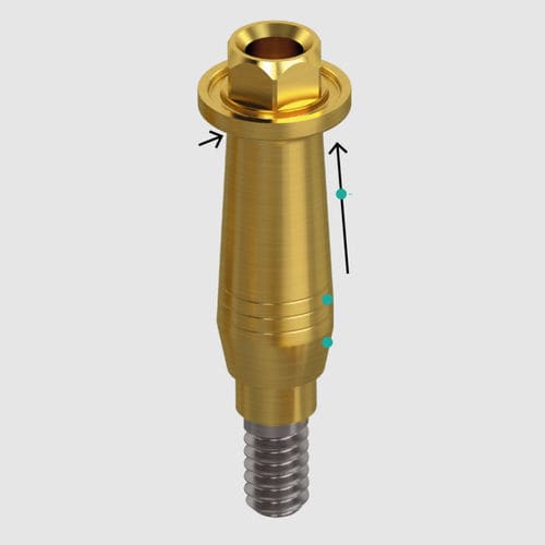 Pilastro dentale per impianto in titanio - MULTI_UNIT mini - Smart Implant Solutions S.L. - esterno / interno / dritto