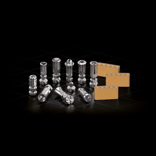 Analogo di impianto dentale in acciaio inossidabile - SIS-0502X - Smart Implant Solutions S.L. - a vite