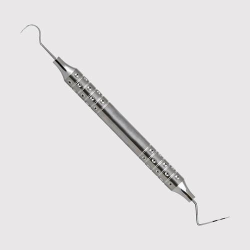 Sonda odontoiatrica diagnostica - Expros 23/CP-11 - Sheroski Sverige - doppia / con codice colore / in acciaio inossidabile