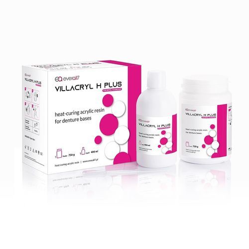Materiale odontoiatrico in acrilico - Villacryl H Plus - Everall7 Sp. z o.o. - in resina / per fabbricazione di dentiere / trasparente