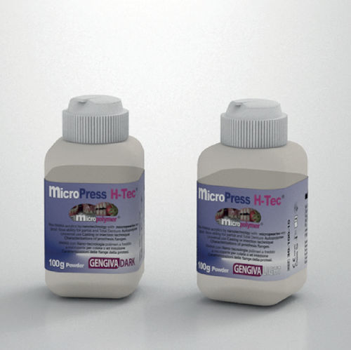 Materiale odontoiatrico in resina - microPress H-Tec ® - megadental italia - gengivale / per protesi dentarie / in polvere