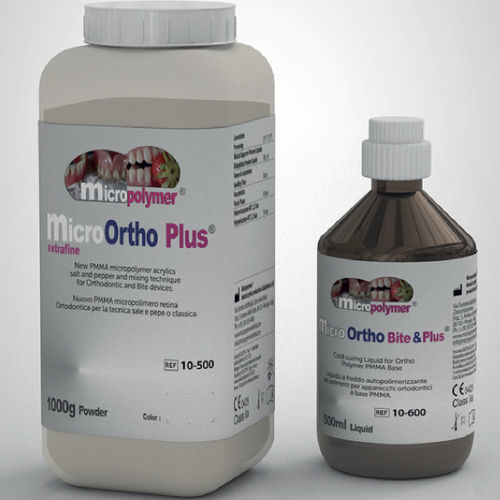 Materiale odontoiatrico in acrilico - micro Ortho Plus® - megadental italia - in resina / per ricostruzione dentale / ortodontico