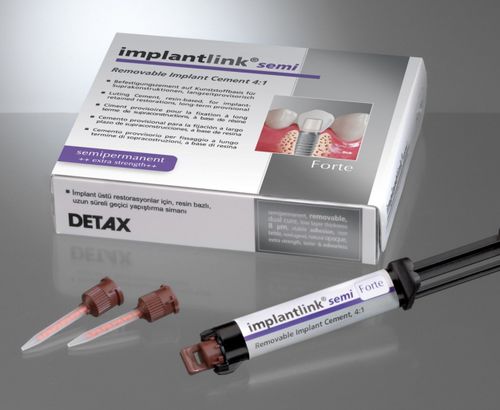 Adesivo dentale per ricostruzione dentale - implantlink® - DETAX GmbH - in resina / temporaneo