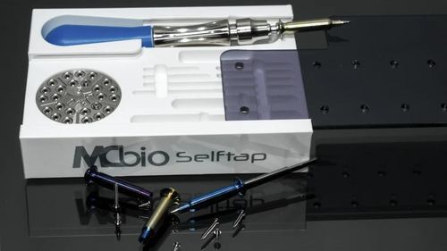 Strumentario chirurgico strumentario per chirurgia maxillo-facciale - SelfTap - MC Bio - per chirurgia cranio-maxillo-facciale / per chirurgia odontoiatrica / autoclavabile