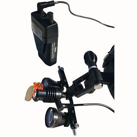 Lampada frontale odontoiatrica - KITLF4 - Lobo - LED / per lenti binoculari / con fonte di luce portatile