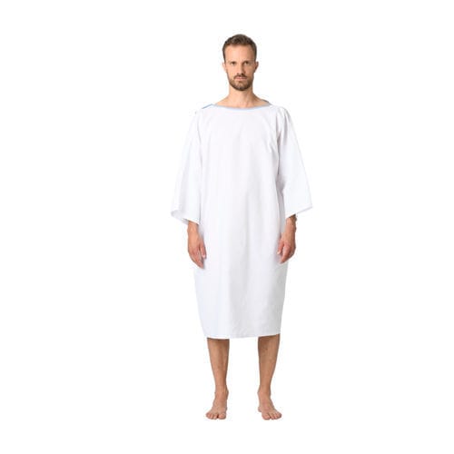 Camice per paziente unisex - LAMBDA 4BP - Bastié - bianco