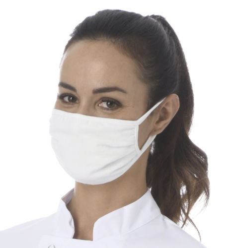 Mascherina di protezione in cotone - Bastié - in poliestere / semimaschera / per adulti