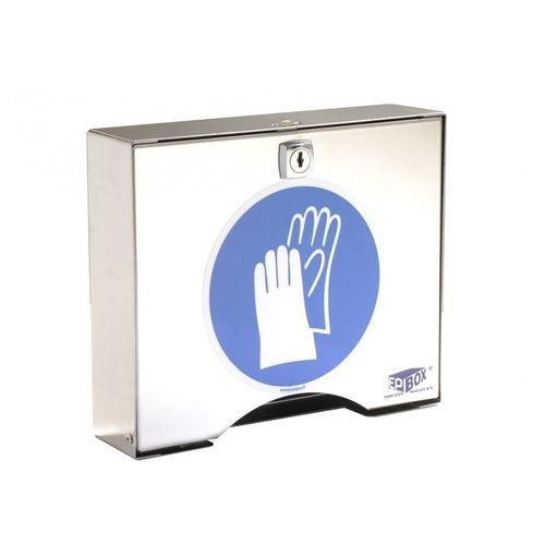 Distributore di guanti - 957600 - Epibox - in acciaio inossidabile