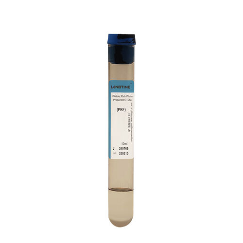Provetta per prelievi da laboratorio - PRF-10ml - Zhuhai Longtime Biological Technology Co., Ltd. - cilindrico / di sangue / per tessuti