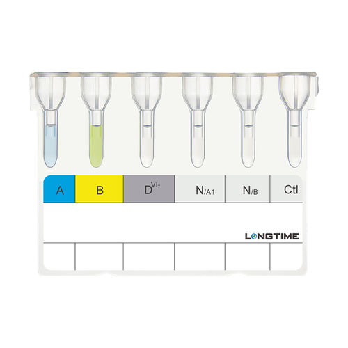 Kit di test per determinazione dei gruppi sanguigni - REF-76516 - Zhuhai Longtime Biological Technology Co., Ltd.