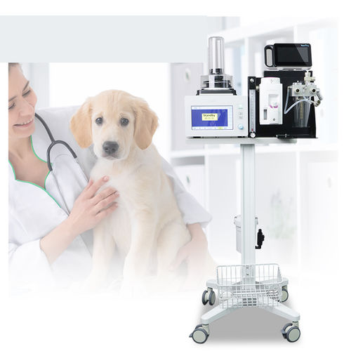 Apparecchiatura per anestesia veterinaria per sperimentazione animale - VET-VT - Olive - per animali di piccola taglia / per animali di grossa taglia / su carrello