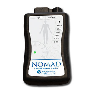Polisonnigrafo 12 canali - Nomad  - Neurotronics - con monitoraggio SpO2 / ambulatoriale