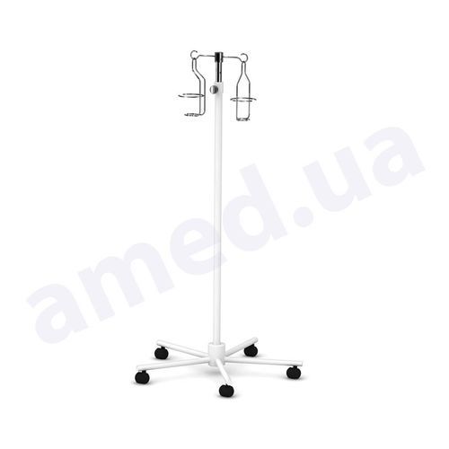 Asta portaflebo con rotelle - ШТ1.100 - Amed - 4 ganci / in acciaio inossidabile