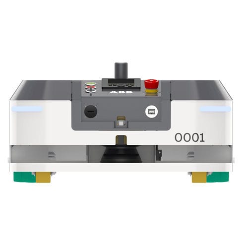 Robot mobile autonomo (AMR) per l'industria farmaceutica - Flexley Tug - ABB Robotics - di tiraggio / per carrello