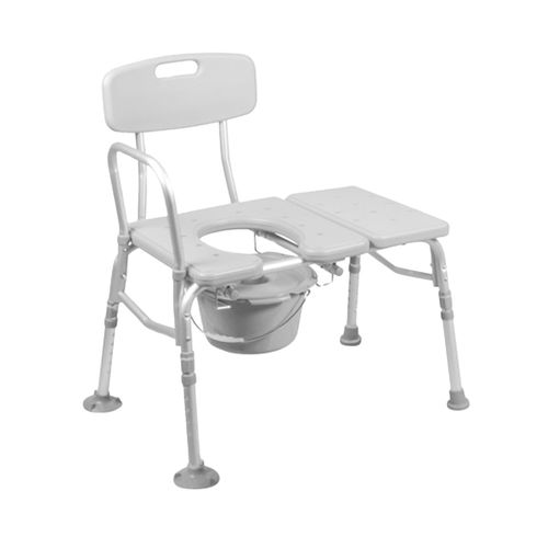 Sedia portantina comoda - B3300CWH - Rhythm Healthcare - ad altezza regolabile / con braccioli
