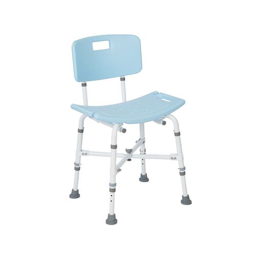 Sedia da doccia con schienale - B4500 series - Rhythm Healthcare - ad altezza regolabile