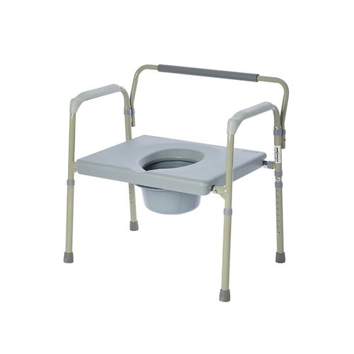 Sedia da toilette bariatrica - B3600F - Rhythm Healthcare - con braccioli / ad altezza regolabile