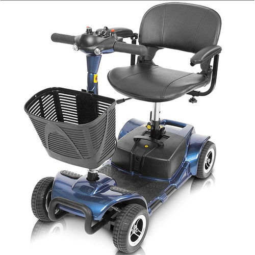 Scooter per disabili elettrico - MOB1027BLU  - Vive Health - a 4 ruote / pieghevole / con bauletto