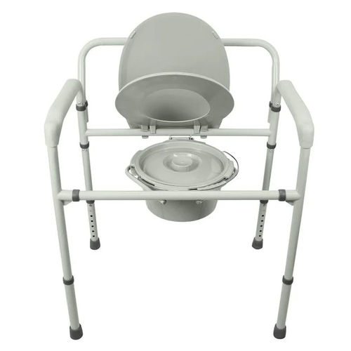 Sedia da toilette bariatrica - LVA1059 - Vive Health - con braccioli / con secchio / ad altezza regolabile