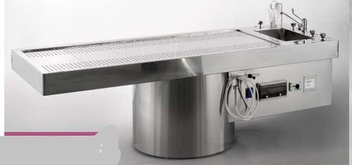 Tavolo per autopsia per laboratorio di istopatologia - 015 - VINCAL - fisso