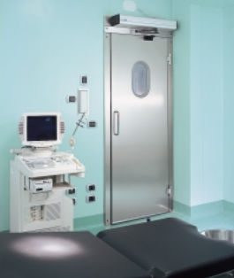 Porta per sala operatoria - PSM1A - VINCAL - scorrevole / in acciaio inossidabile