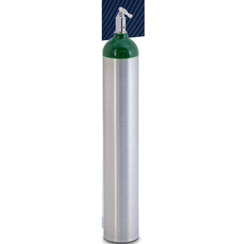 Bombola di gas medicale in alluminio - M2 - Thunderbird Metals - verde / argentata