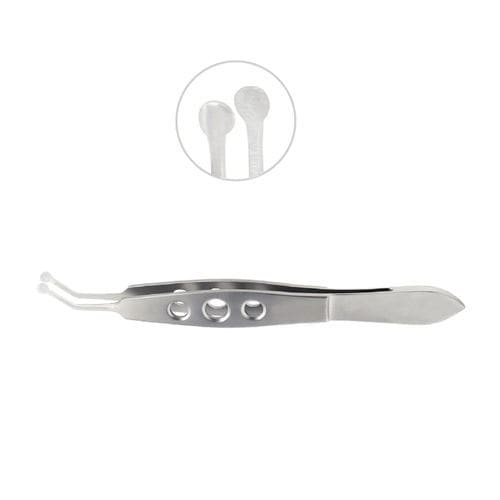 Pinza per oftalmologia - SM-0724 - Stellmacher Instruments - di Tweed / curva / in acciaio inossidabile